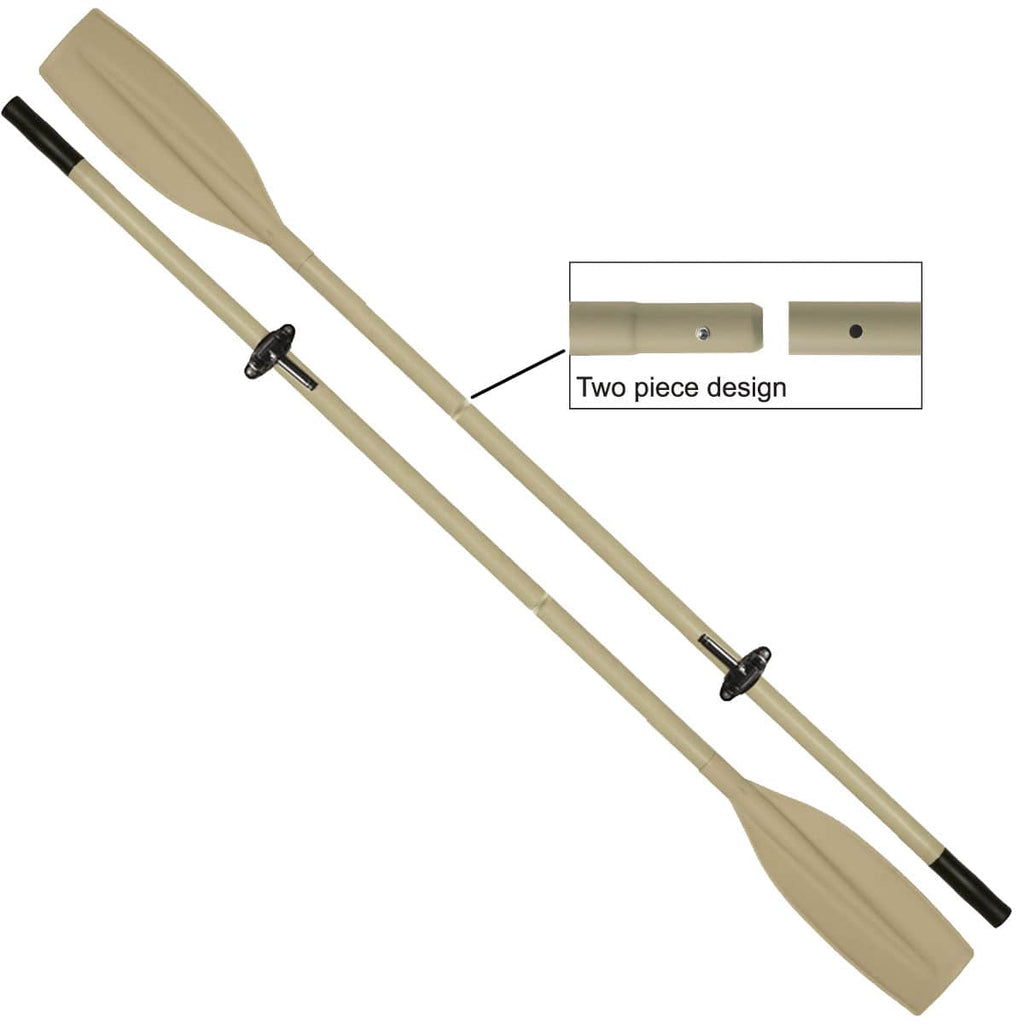 Heavy Duty Aluminum Oars, Split Shaft, 2 Piece, Pair Q916684