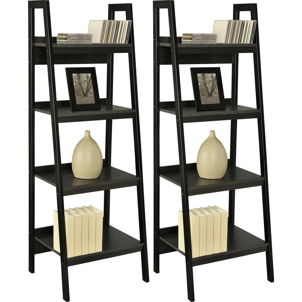 4-Shelf Ladder Bookcase Set of 2 H66270