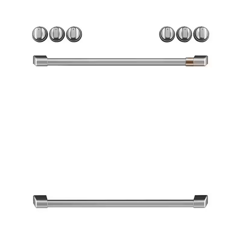 Electric Range Handle and Knob Kit in Brushed Stainless J9468