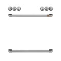 Electric Range Handle and Knob Kit in Brushed Stainless J9468