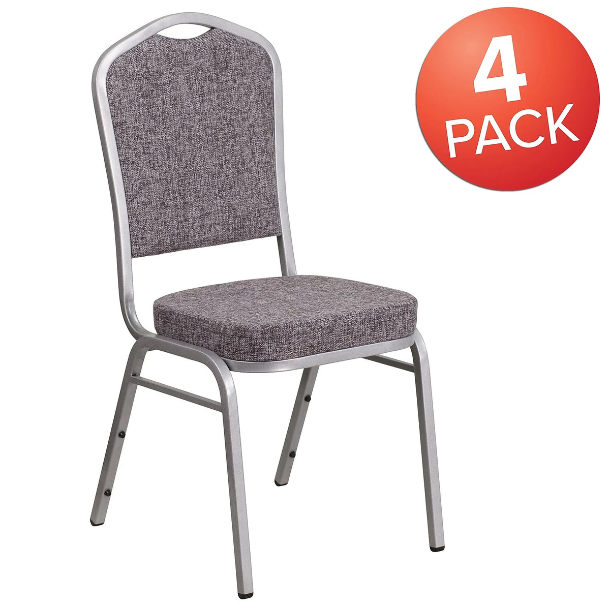 Stacking Banquet Chair, Heringbone, Set of 4 I73359
