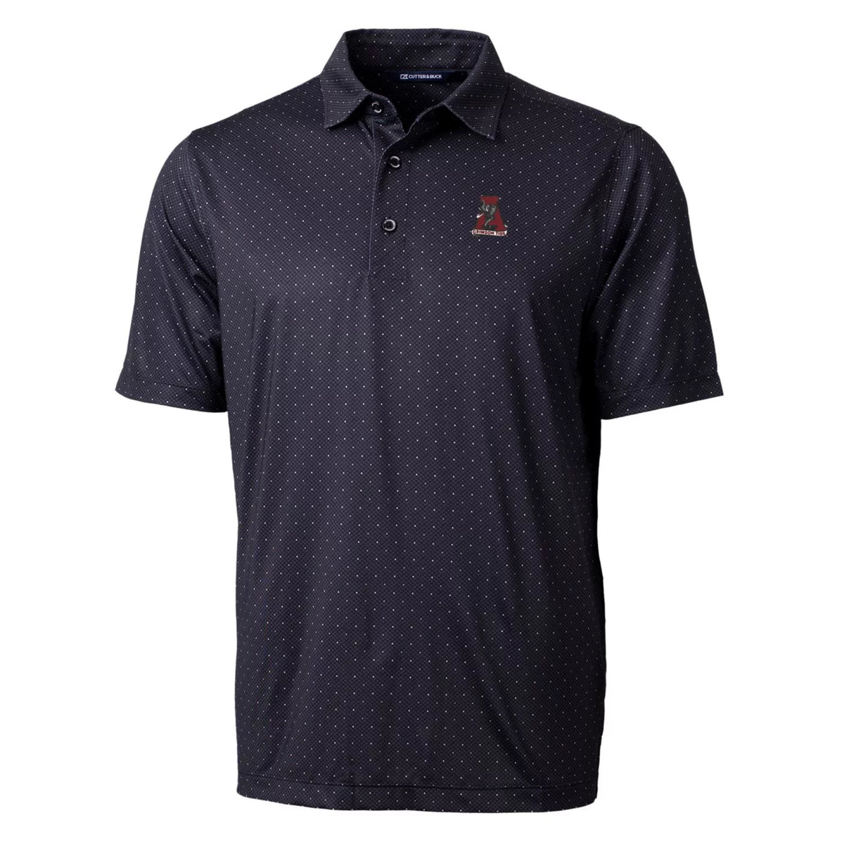 Men's Black Stretch Polo Z819