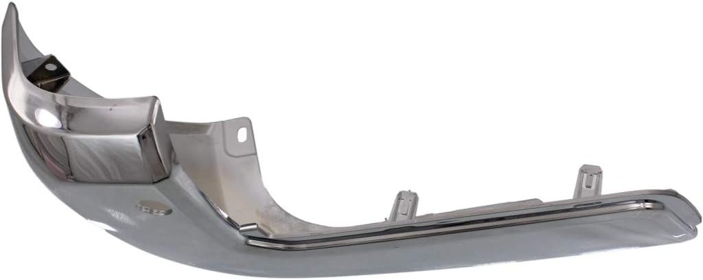 Chrome Plastic Rear Bumper End Cap Pair for Toyota Tacoma 2016-2020 W936