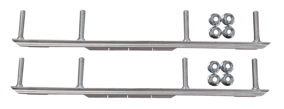 Yellow MTX Snowmobile Skis Complete Kit C658