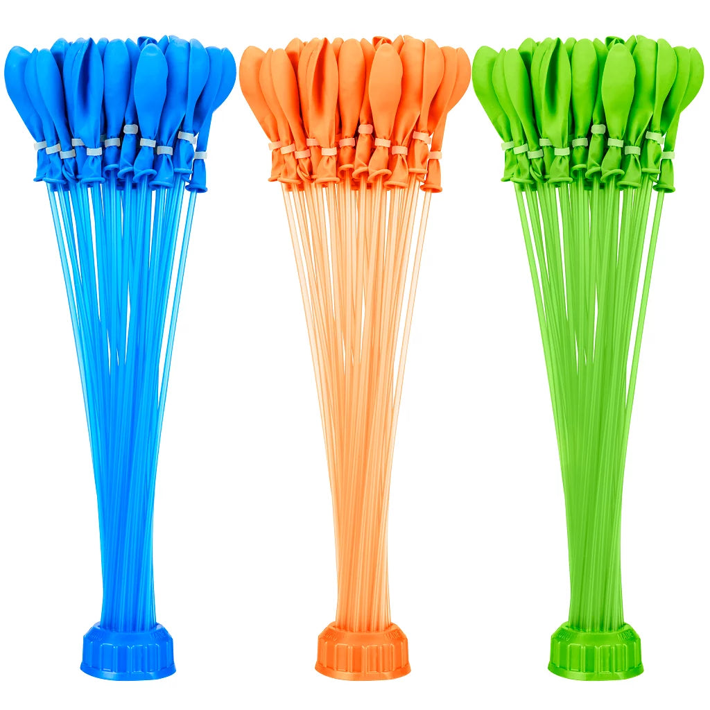 100 Rapid-Filling Self-Sealing Water Balloons 3 Pack Y402