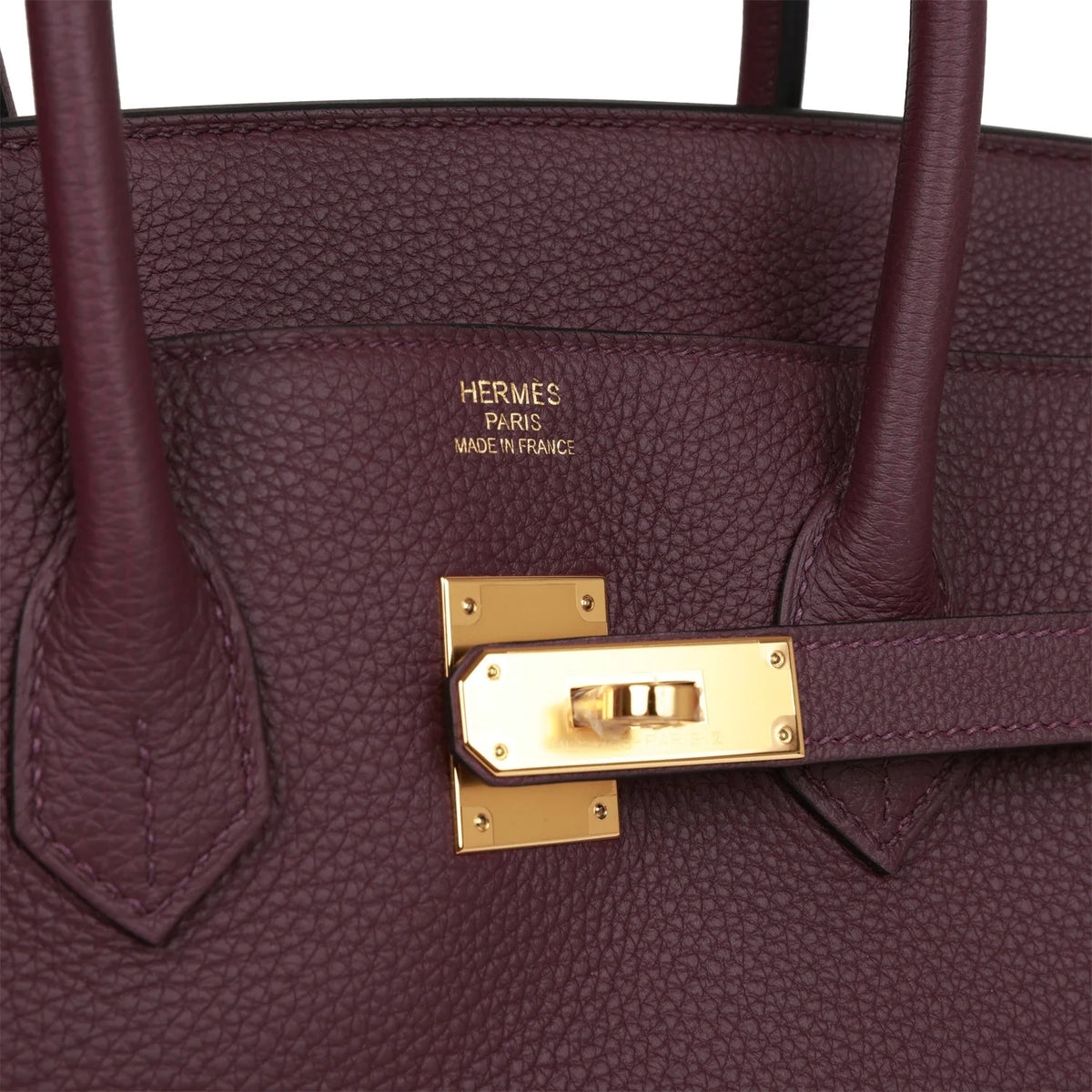 Cassis Togo Leather Handbag A1293