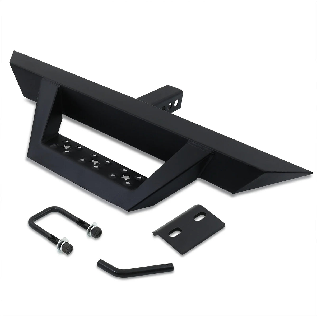 Heavy Duty Steel Exterior Tow Hitch Step Bar 2" Receiver B1078