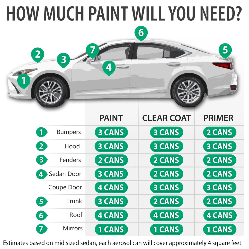 Azure Blue Pearl Automotive Touch Up Paint Spray Basic Kit L3481