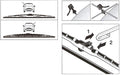 Wiper Blade Set 3 Pieces Pack of 2 E3312
