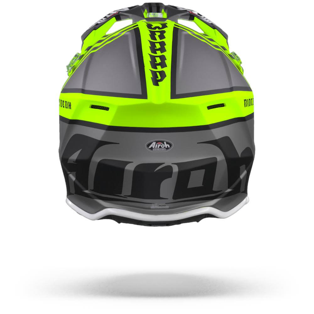 Helmet Wraap Broken Yellow Matt Size M F653