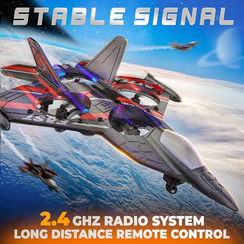 Remote Control Airplane with Colorful LED Navigation Lights C23374