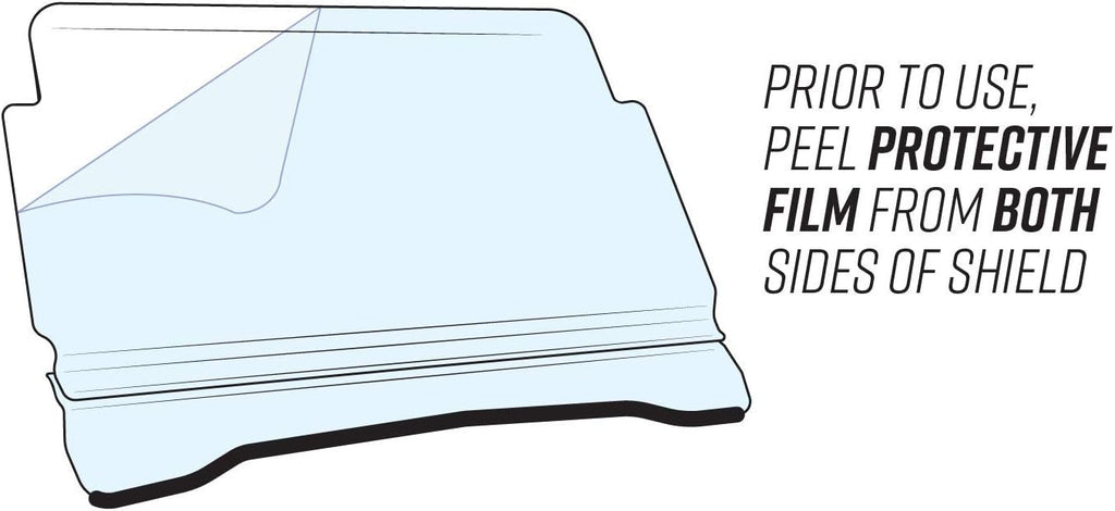 Heavy Duty Full Windshield, 1/4 Thick Polycarbonate C565