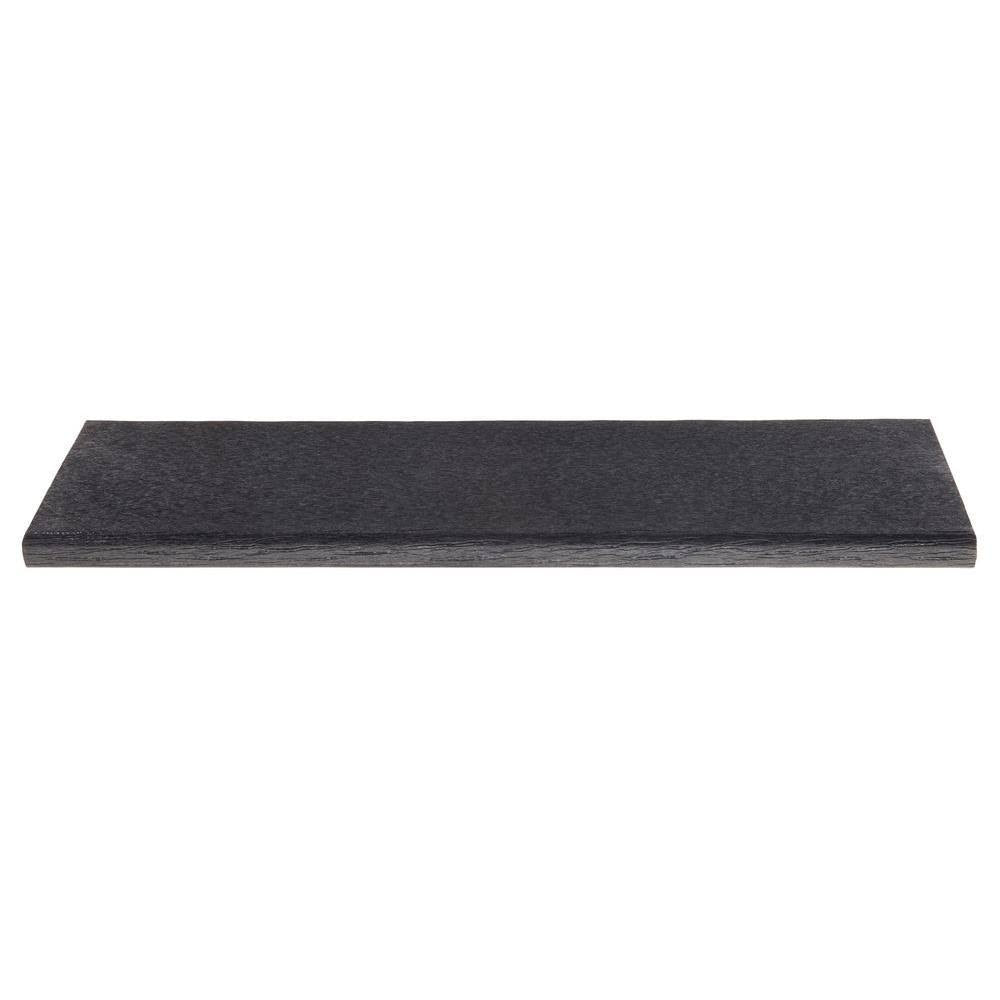 Charcoal Black Round Side Table D6211
