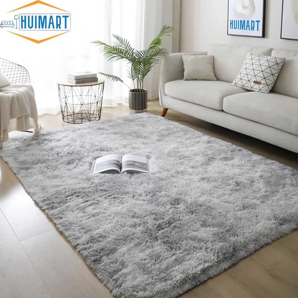 5 x 7 ft Charcoal Gray Shaggy Area Rug S97624