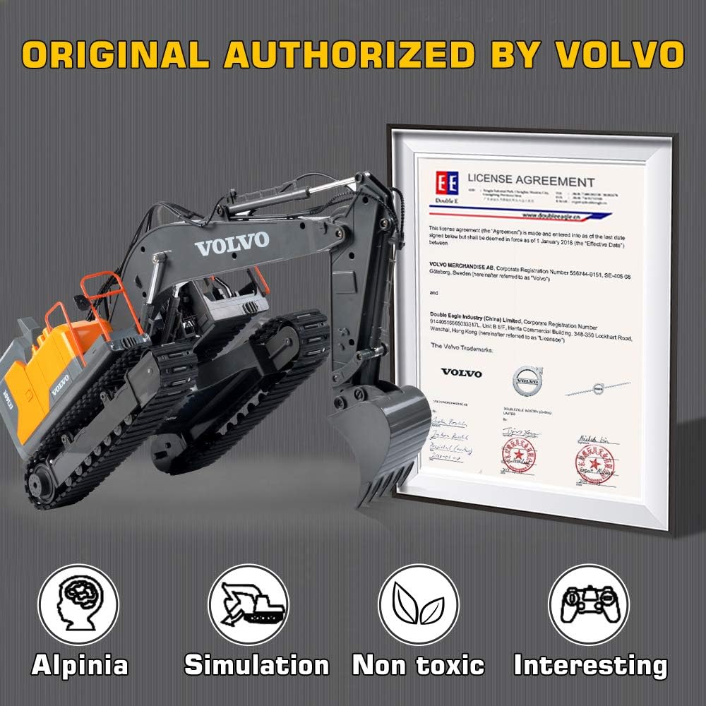 RC Excavator 1/16 Scale Remote Control Construction Truck W220896