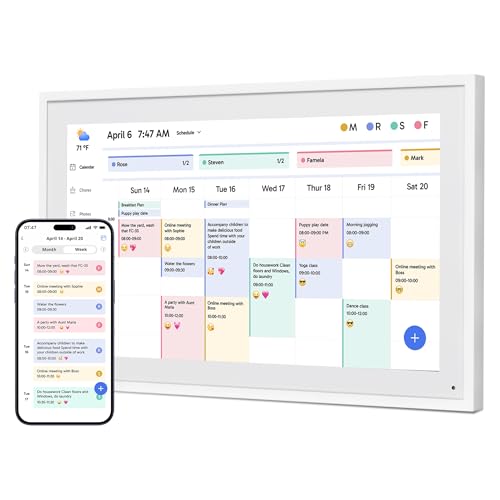 15.6" Digital Calendar Chore Chart Y278424