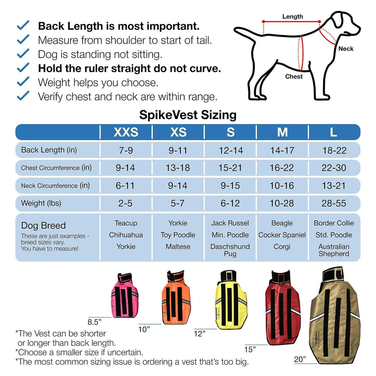 Reflective Dog Harness Vest with Spikes X646