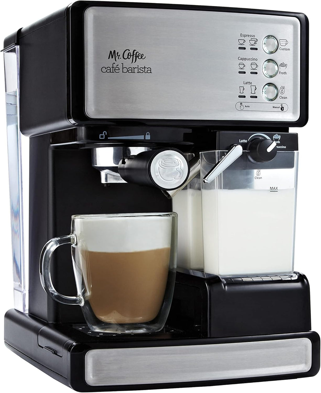 Silver Espresso and Cappuccino Maker O87256