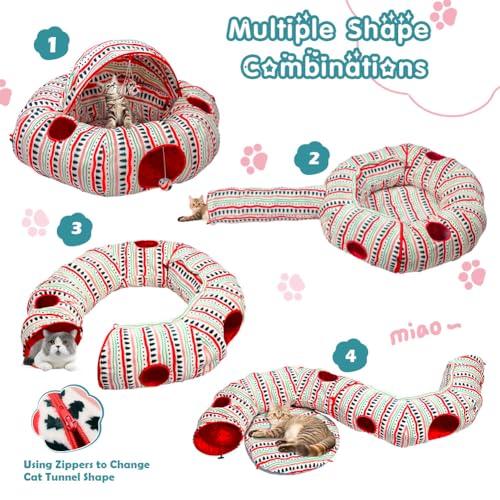 Plush Cat Tunnel Bed Z2717