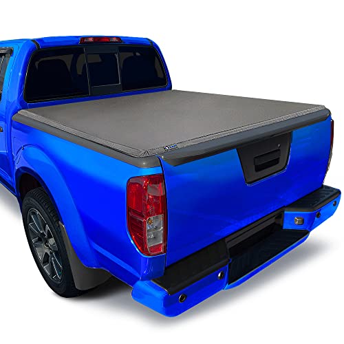 Black Soft Tri-fold Truck Bed Tonneau Cover K99373