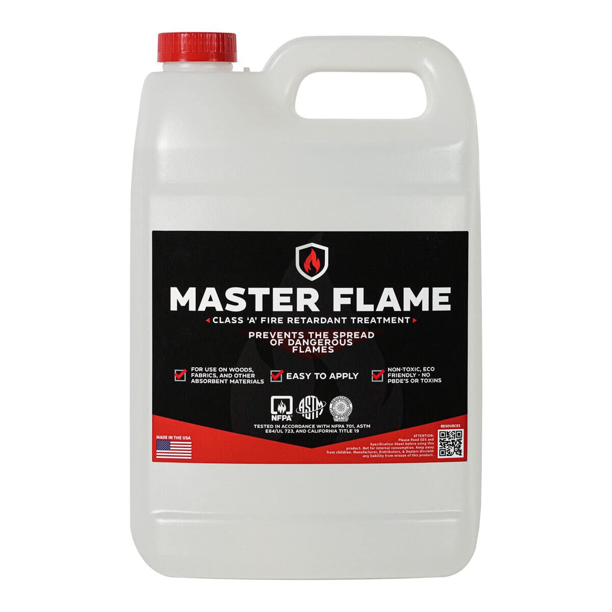 Fire Retardant Spray 1 Gallon Pack of 2 U7027