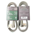 30A 6 ft 3-Prong Dryer Power Cord Grey Q94200