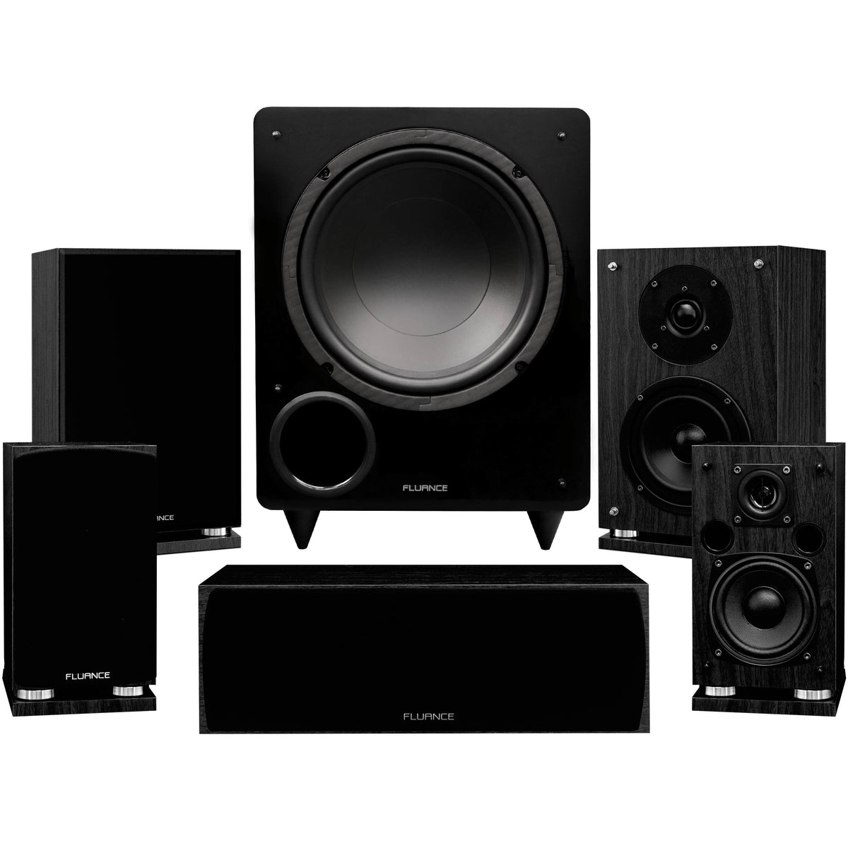 Black Ash 5.1 Channel Home Theater System Y8093
