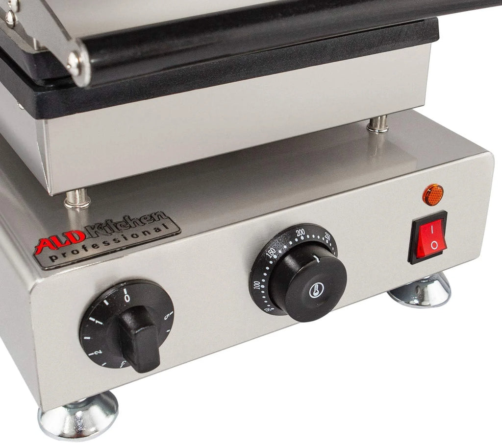 Belgian Waffle Maker, Stainless Steel Nonstick, 110V (4 X Squares) R34647