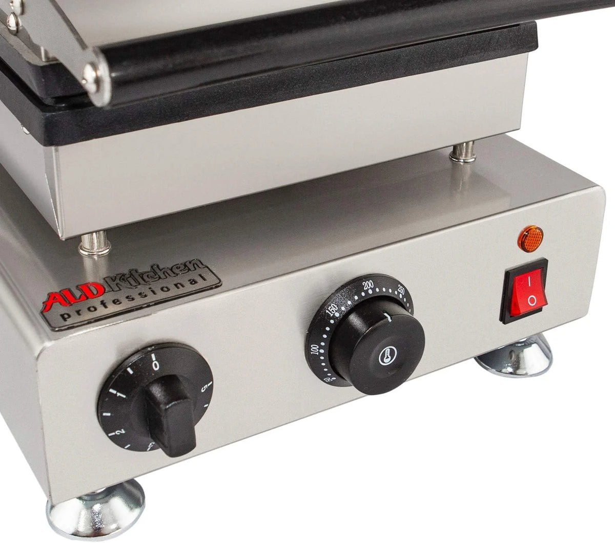 Belgian Waffle Maker, Stainless Steel Nonstick, 110V (4 X Squares) R34647