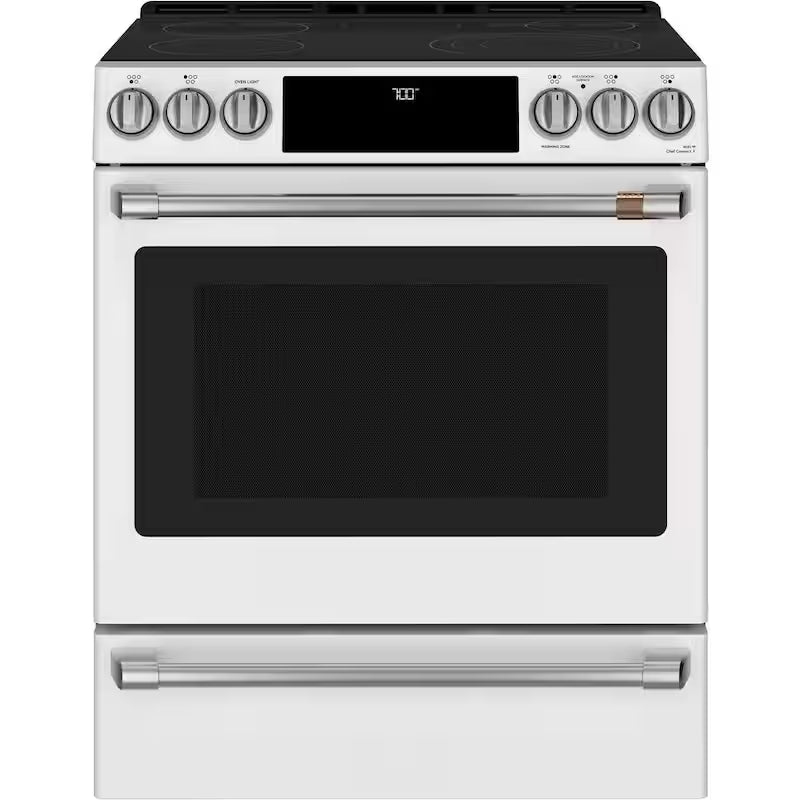 Electric Range Handle and Knob Kit in Brushed Stainless J9468