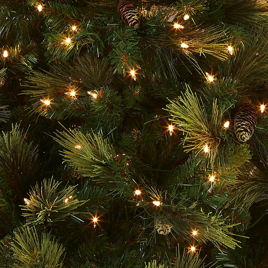 7.5 Foot Artificial Prelit Christmas Tree with Clear Lights E660328