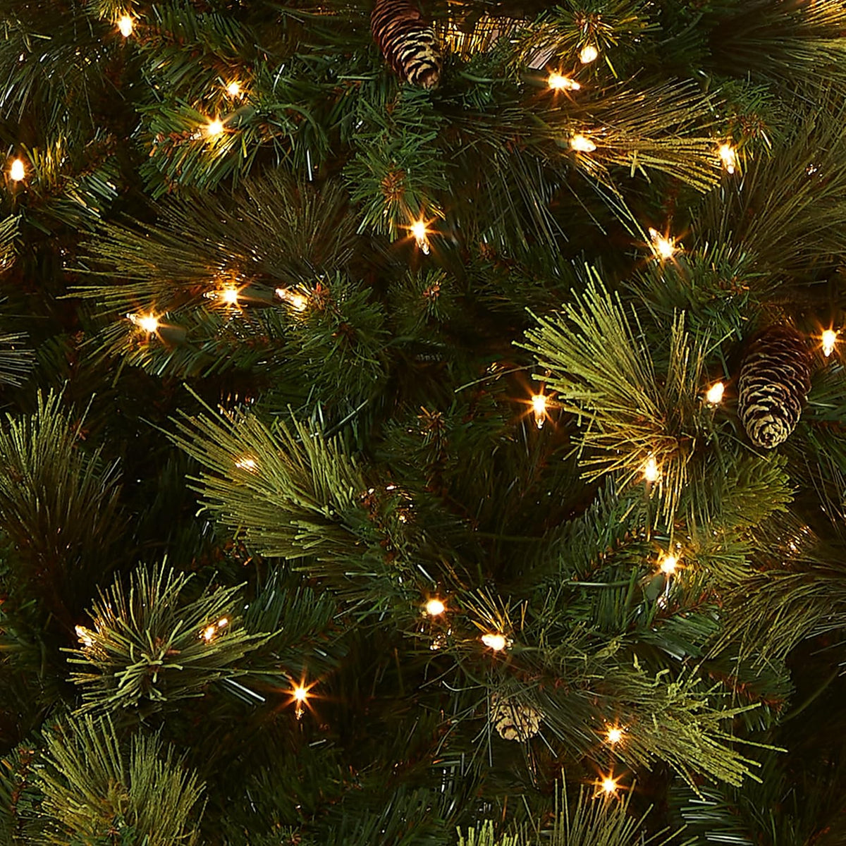 7.5 Foot Artificial Prelit Christmas Tree with Clear Lights E660328