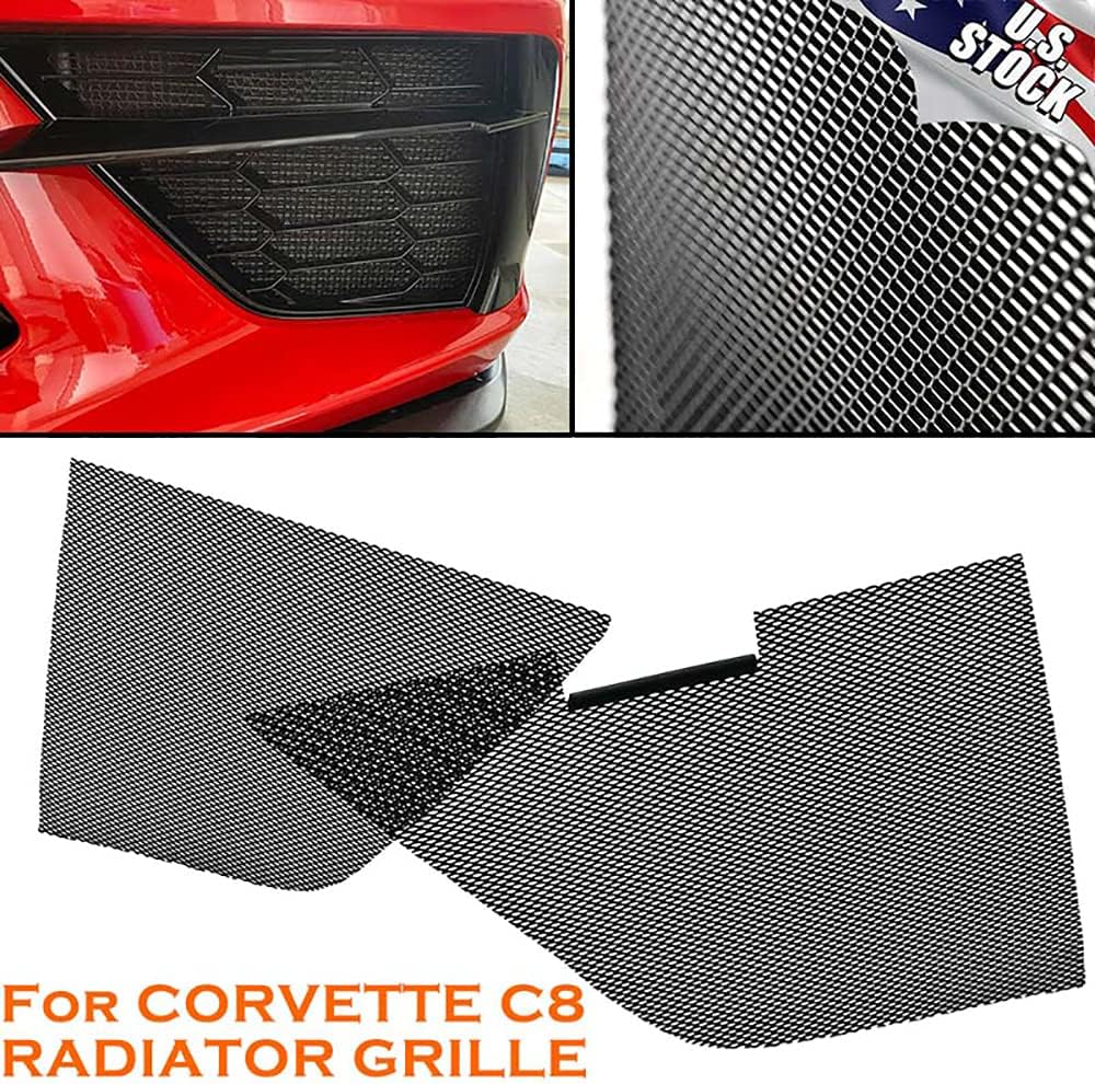 2Pcs Aluminum Car Grille Mesh Set for Corvette C8 2020-2022 N438111