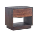 Acacia Wood 1 Drawer Nightstand W637