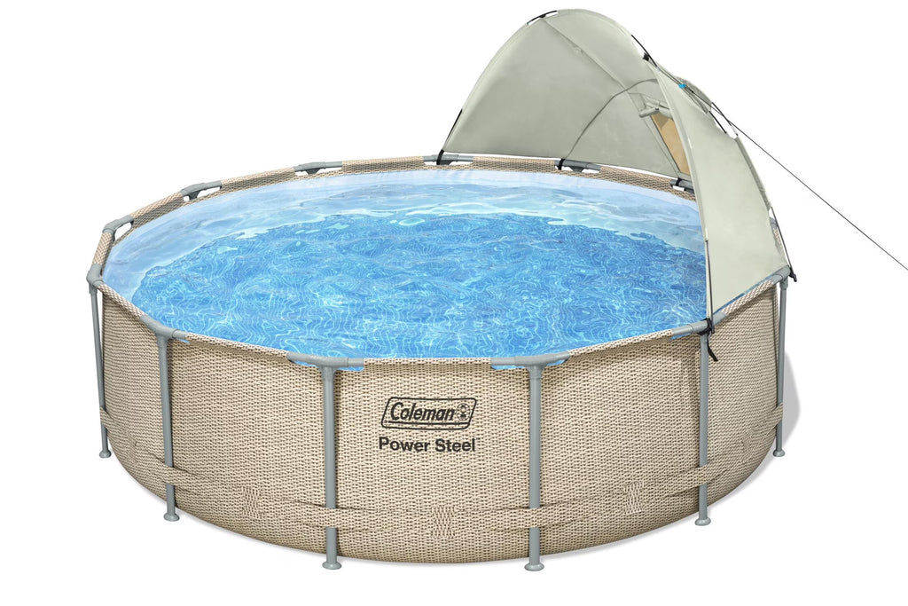 Coleman Power Steel Circle 13ft. x 42in. Deep Above Ground Pool T718