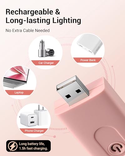 USB Rechargeable Clip on Book Light T16479