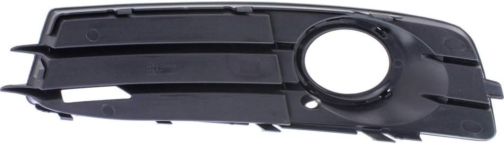Black Fog Light Bezel Cover Pair for Audi A3 2009 2010 2011 2012 2013 C204