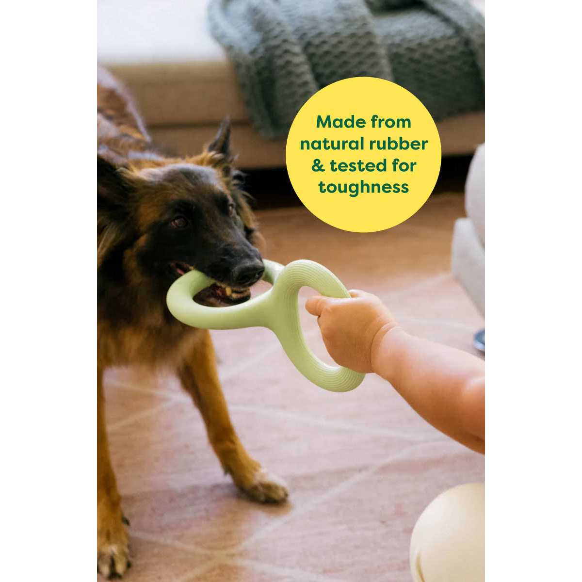 Dog Tug Toy Rubber K5704