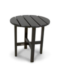 Charcoal Black Round Side Table D6211