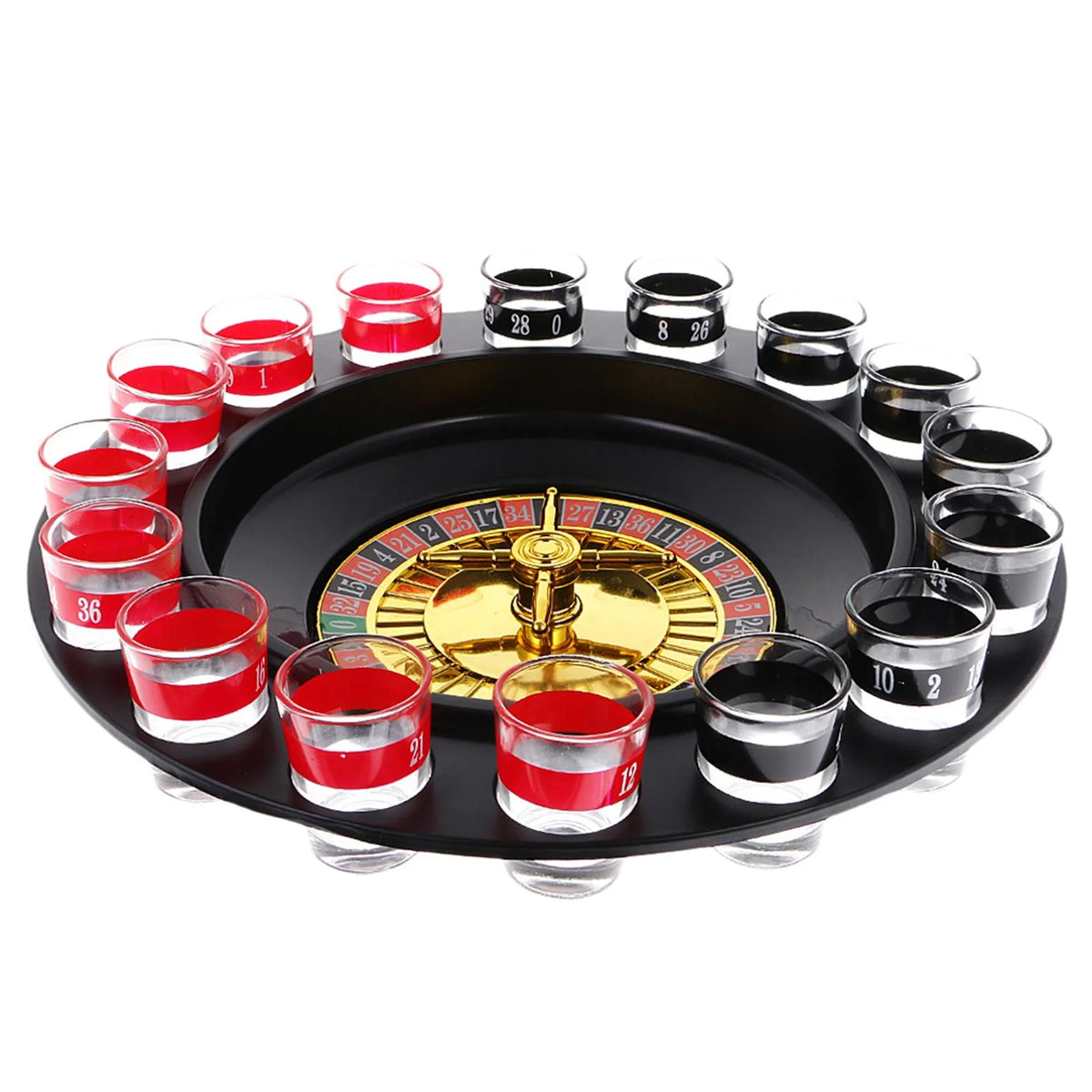 Drinking Roulette Set Glass for Party Game M220
