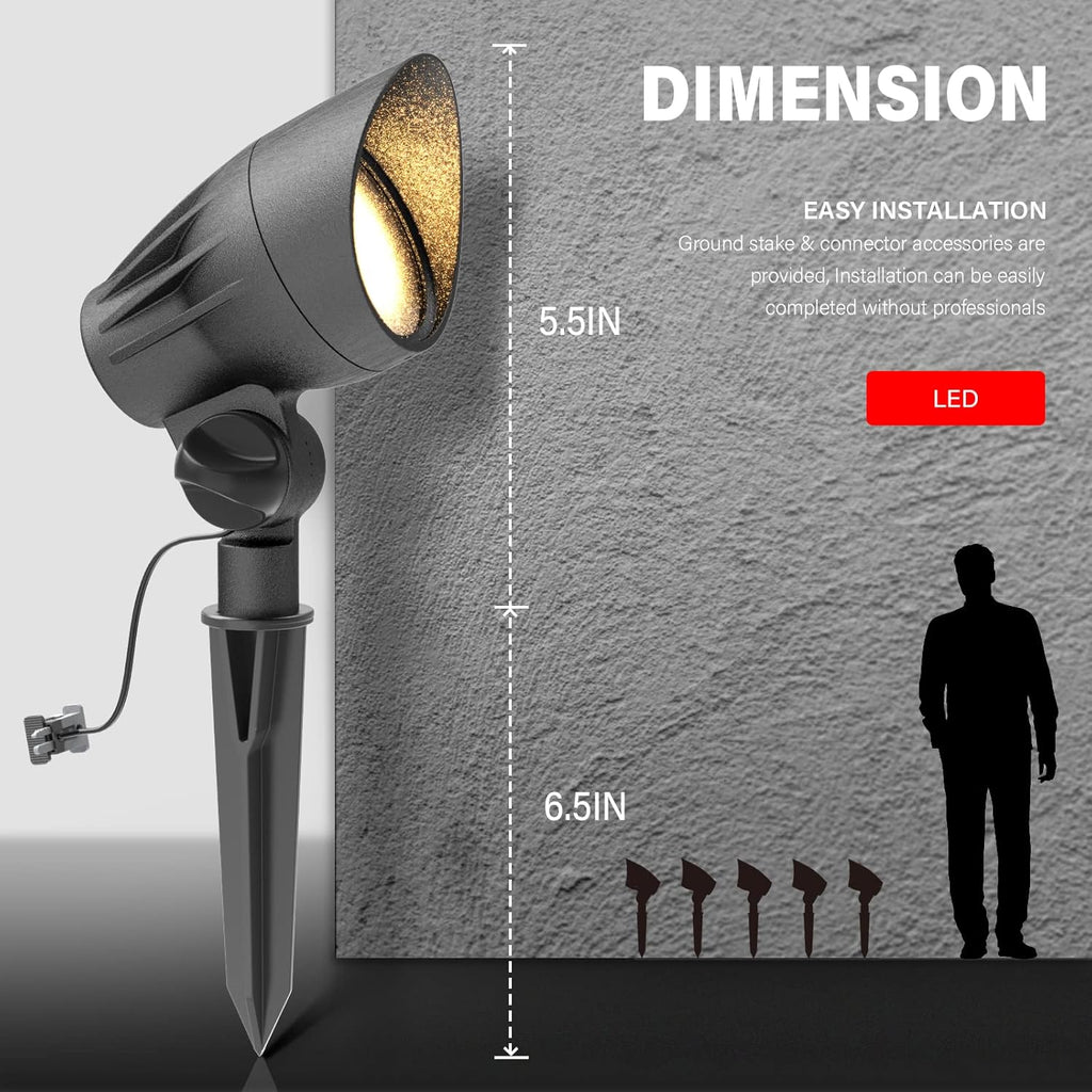 8 Pack LED Landscape Floodlight K382