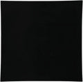 13" Flat Square Black Plastic Plates, 8 S8261