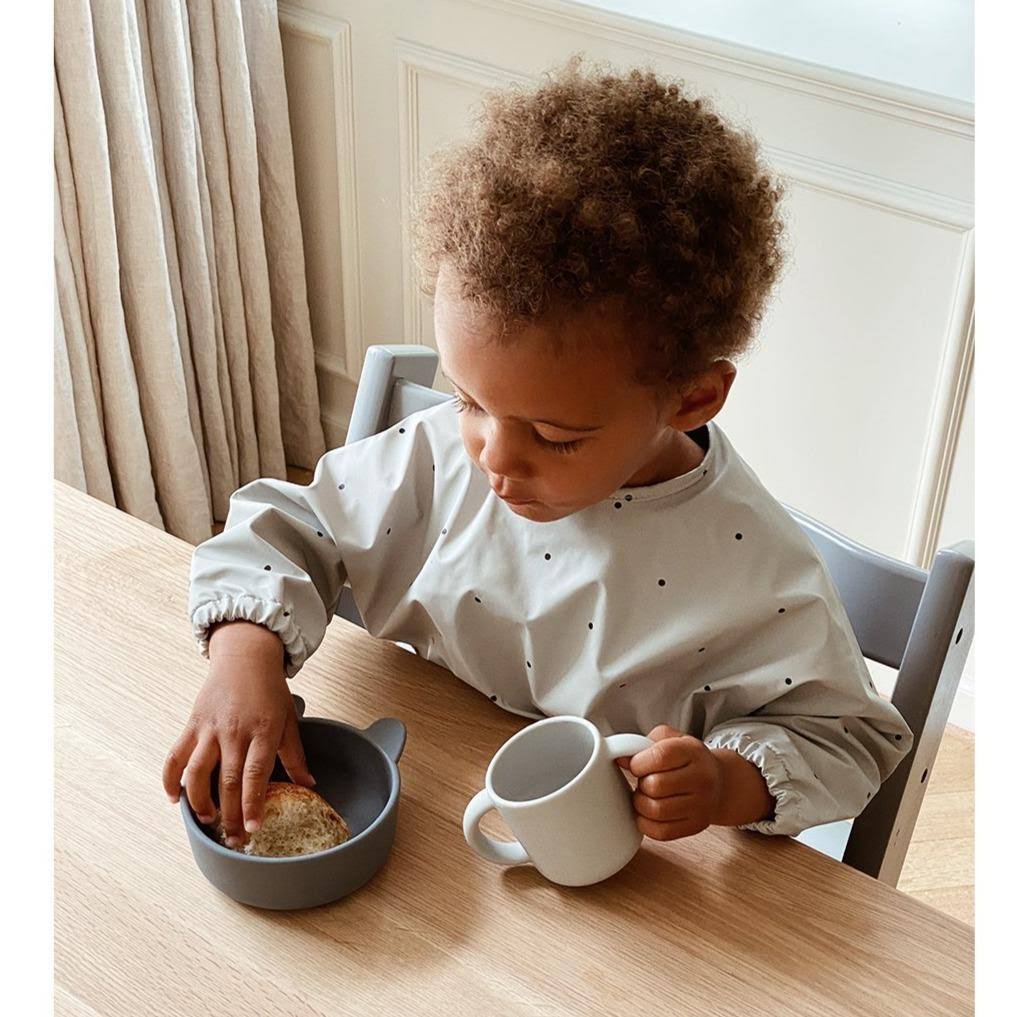 2-Pack Kids Bibs Grey F270
