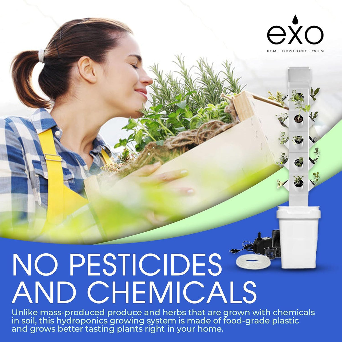 Vertical Hydroponic Garden Tower System C24055
