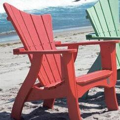 Canary Yellow Wash Right-Side Facing Adirondack Chair W640