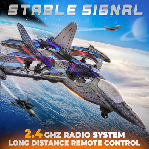 Remote Control Airplane with Colorful LED Navigation Lights C23374