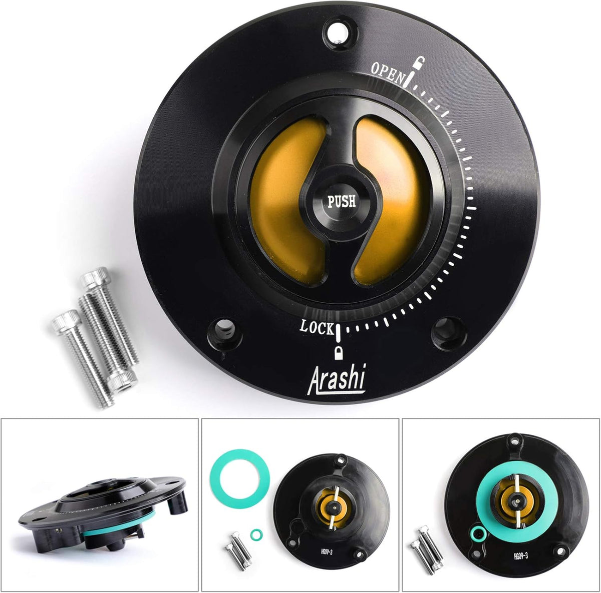 CNC Keyless Fuel Gas Tank Cap For SUZUKI GSXR 600/750/1000 GSR 600/750 J9069