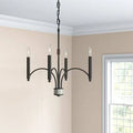 4-Light Candle Style Chandelier Gold Flamingo Finish H4573