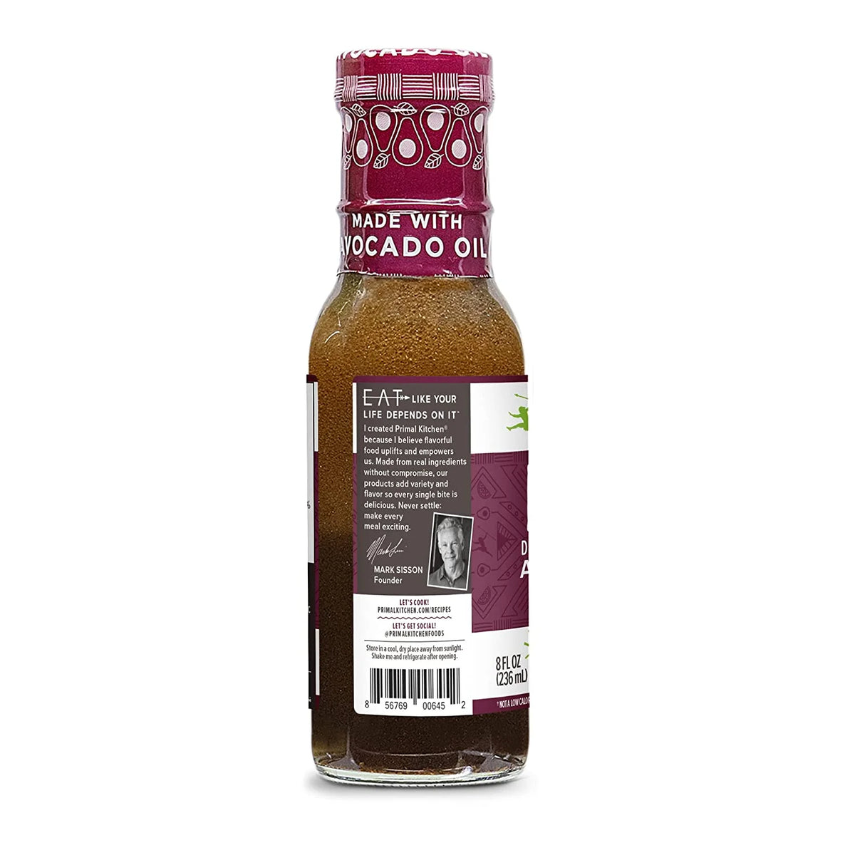 Balsamic Dressing & Marinade with Avocado Oil, 8 fl oz Pack of 4 M25310