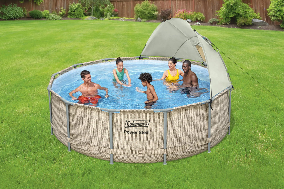 Coleman Power Steel Circle 13ft. x 42in. Deep Above Ground Pool T718
